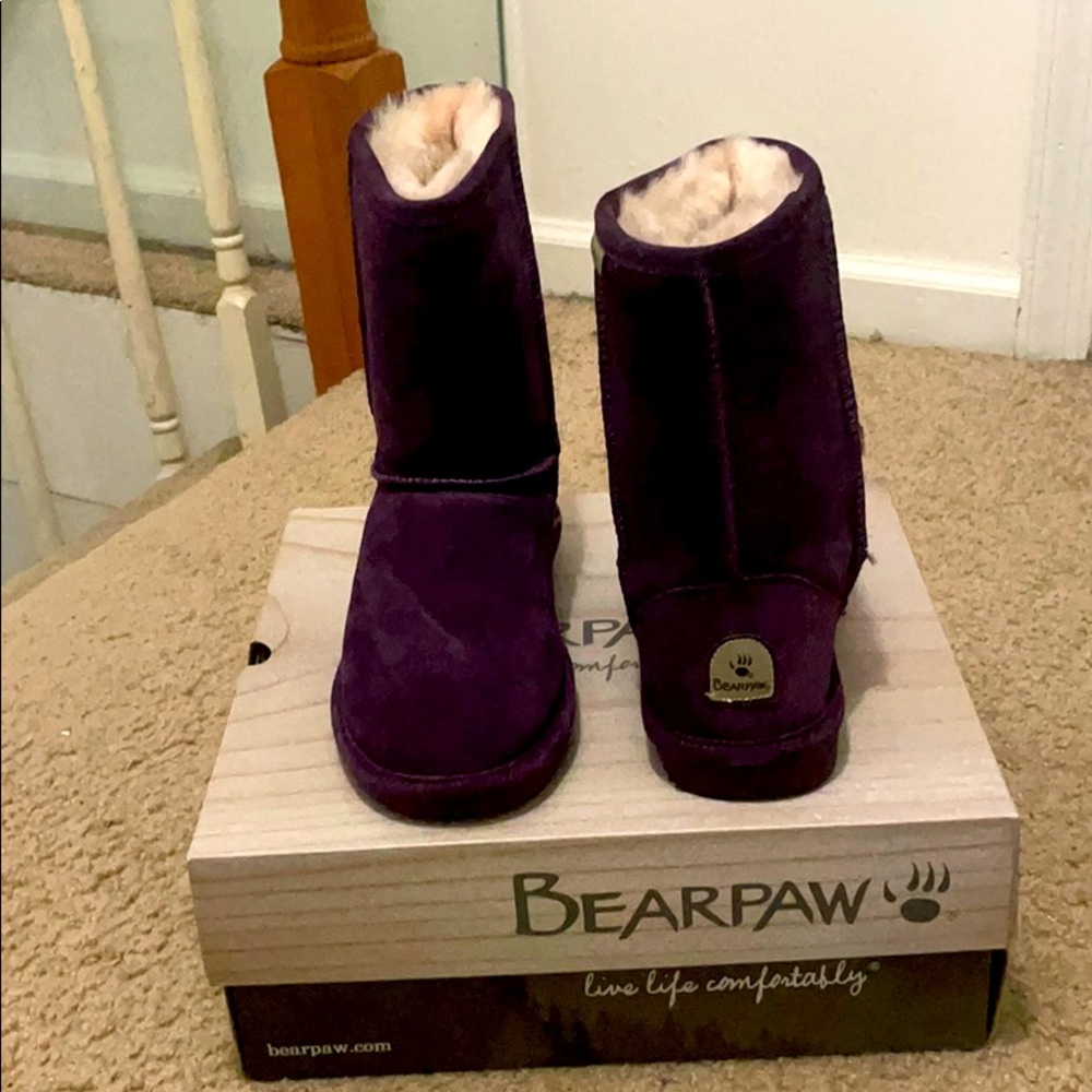 Purple boots